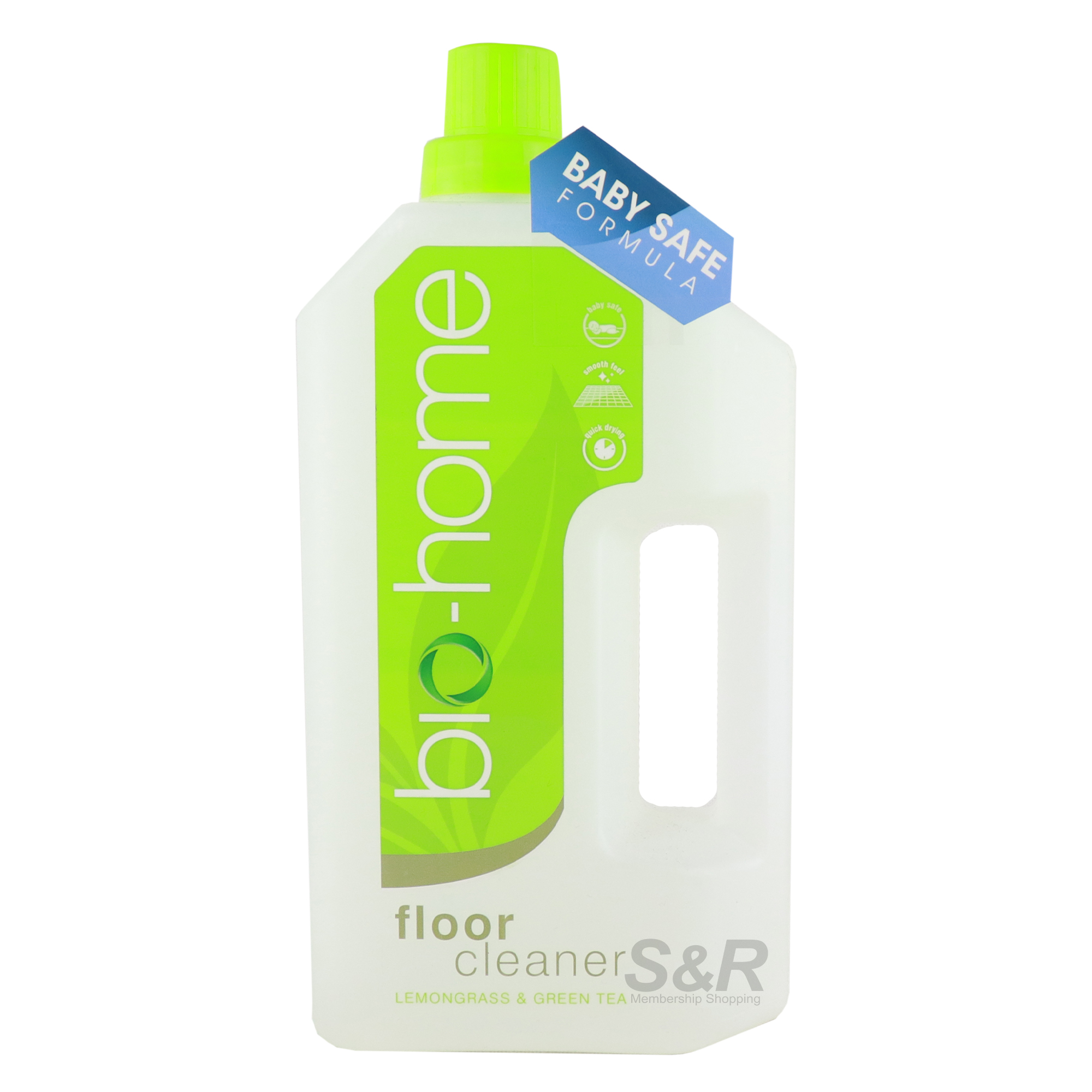 Bio-Home Floor Cleaner Baby Safe Formula Lemon Grass and Green Tea 1.5L